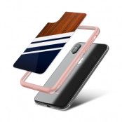 Fashion mobilskal till Apple iPhone X - Wooden Navy B