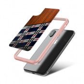 Fashion mobilskal till Apple iPhone X - Wooden Scottish Tartan B