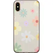Mobilskal till Apple iPhone XS med fejdande blommor