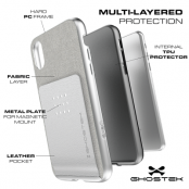 Ghostek Pro Wallet Card Skal till Apple iPhone XS / X - Rosa