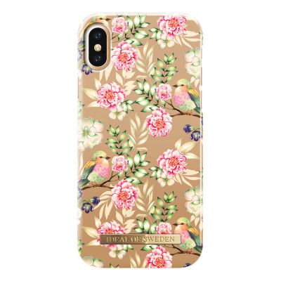 iDeal of Sweden Fashion Case iPhone X/XS - Champagne Birds