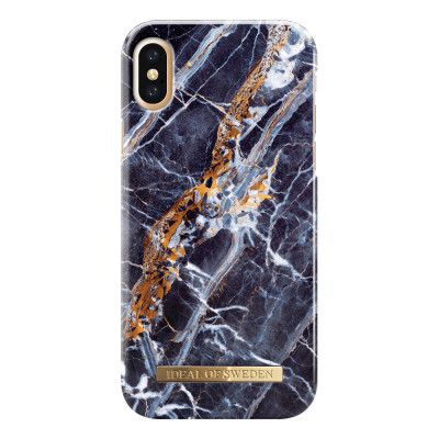 iDeal Fashion Case iPhone XS / X - Midnight Blue Marble