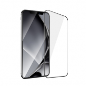 iPhone X/XS/11 Pro Härdat Glas Skärmskydd Metall Ram - Svart