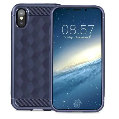 IVSO Geometric Hexagon Skal till iPhone XS / X - Lila