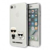 Karl Lagerfeld iPhone X/XS Transparent Skal - Karl & Choupette