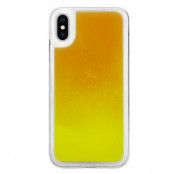 Liquid Neon Sand skal till iPhone X - Orange