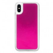 Liquid Neon Sand skal till iPhone X - Violet