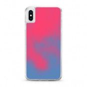 Liquid Neon Sand baksidesskal till iPhone XS/X - Rosa