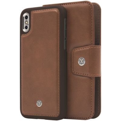 MARVÊLLE Magneto N301 Plånboksfodral iPhone X - Oak Light Brown