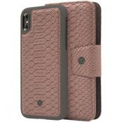 MARVÊLLE Magneto N301 Plånboksfodral iPhone X - Pink Reptile