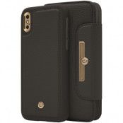 MARVÊLLE Magneto N303 Plånboksfodral iPhone X - Midnight Black