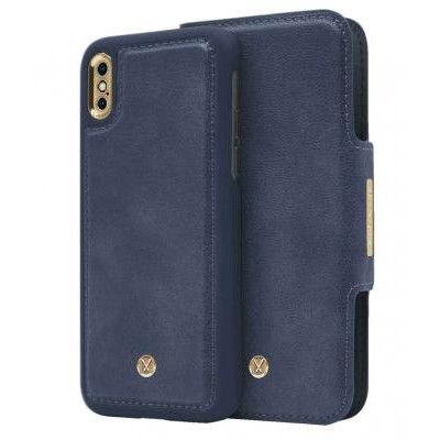 Marvêlle N°305 Plånboksfodral iPhone X/XS - OXFORD BLÅ