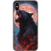 Mobilskal till Apple iPhone X med Ylande varg