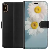 Plånboksfodral till Apple iPhone X med Sommarblommor