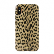 Puro Anti Shock Leopard Cover till iPhone X / XS - Svart