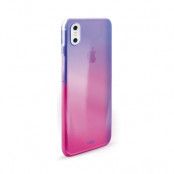 Puro Hologram Crystal Cover iPhone X - Rosa