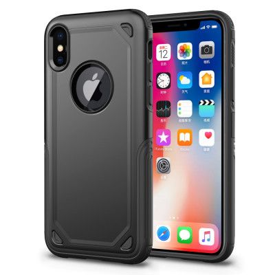 Rugged Armor Skal till Apple iPhone XS / X - Svart