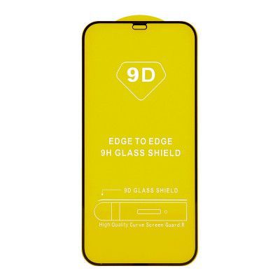 Skyddsglas 9D iPhone X/XS/11 Pro Svart Ram Härdat Glas
