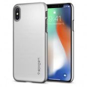 Spigen Thin Fit Skal till iPhone XS / X - Silver