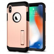 SPIGEN Tough Armor Skal till Apple iPhone XS / X - Blush Gold