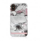 UUNIQUE Print Design Skal till iPhone X - Pink Marble