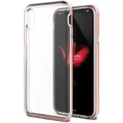 Verus Crystal Bumper Skal till Apple iPhone XS / X - Rose Gold