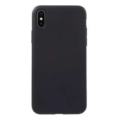 X-LEVEL Guardian Series Frosted TPU Mobilskal för iPhone XS - Svart