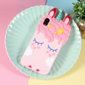 3D Sleepy Unicorn Case (iPhone Xr) - Rosa