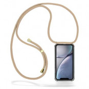 Boom iPhone XR skal med mobilhalsband- Beige Cord