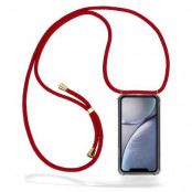 Boom iPhone XR skal med mobilhalsband- Maroon Cord