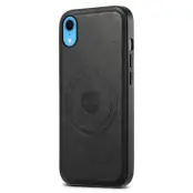 DENIOR iPhone XR Fodral PU-läder Magsafe-kompatibel - Svart