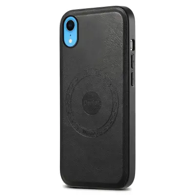 DENIOR iPhone XR Fodral PU-läder Magsafe-kompatibel - Svart