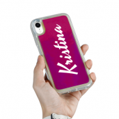 Designa Själv Neon Sand skal iPhone XR - Violet