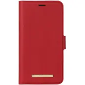 Onsala Magnetic Saffiano Wallet (iPhone Xr) - Röd