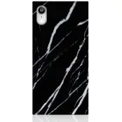 iDecoz Square Case - Marble (iPhone Xr) - Vit