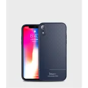 iPaky Carbon Fibre Texture (iPhone Xr) - Grå
