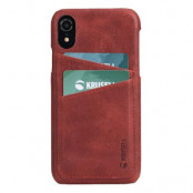 Krusell Sunne 2 Card Cover iPhone Xr Vintage Red