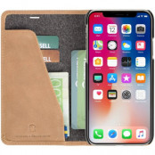 Krusell Sunne 4 Card FolioWallet (iPhone Xr) - Brun