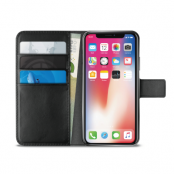Puro Duetto Wallet Detachable till iPhone XR - Svart
