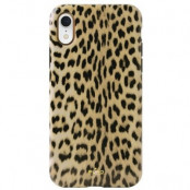 Puro Leopard Cover (iPhone Xr) - Ljusbrun