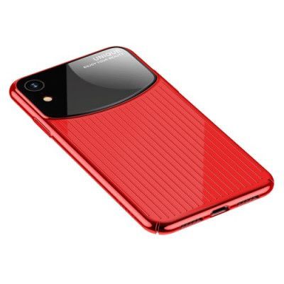 iPaky Carbon Fiber Texture Soft (iPhone Xr) - Brun