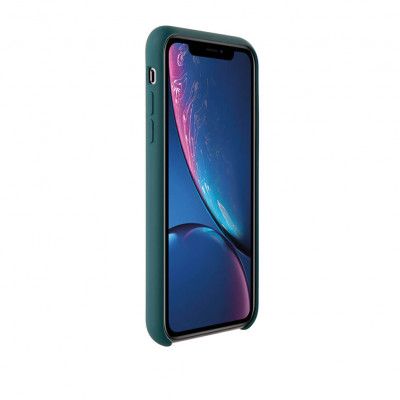 Vivanco Silkon Skal iPhone XR - Midnatt Grön