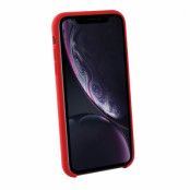 Vivanco Silkonskal iPhone XR Röd