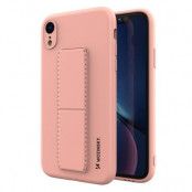 Wozinsky Kickstand Silicone Skal iPhone XR - Rosa