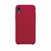 XQISIT Silikon Skal till iPhone XR Merlot Red
