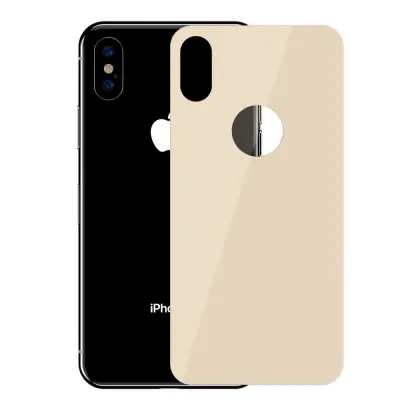 Baseus Back Glass Film (iPhone Xs Max) - Svart