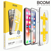 BOOM Curved Härdat Glas Skärmskydd iPhone XS Max