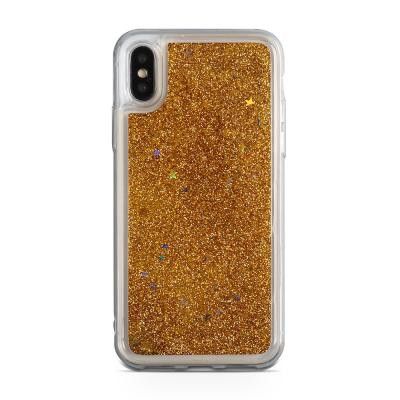Glitter Skal till iPhone XS Max - Guld