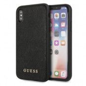 Guess Skal iPhone Xs Max iPhone XS Max Saffiano Silicone - Svart