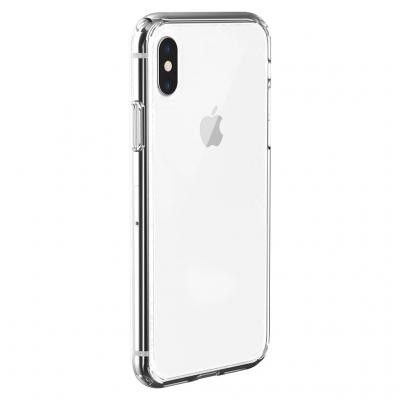 Just Mobile TENC Air - Unikt självläkande skal för iPhone XS Max - Clear Svart